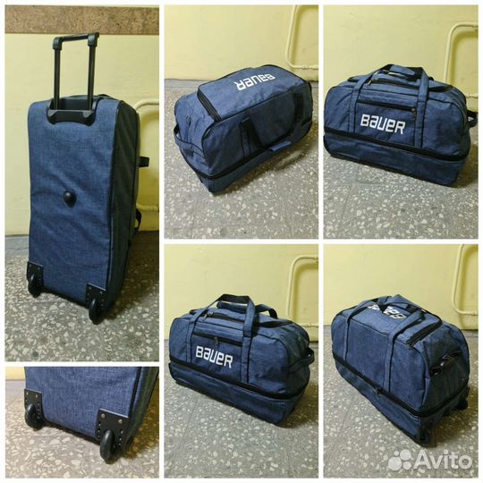 Хоккейный баул на колесах детский новый