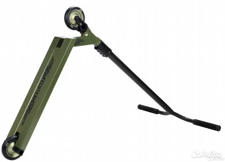 Самокат трюковой Tech team Shreder, зеленый