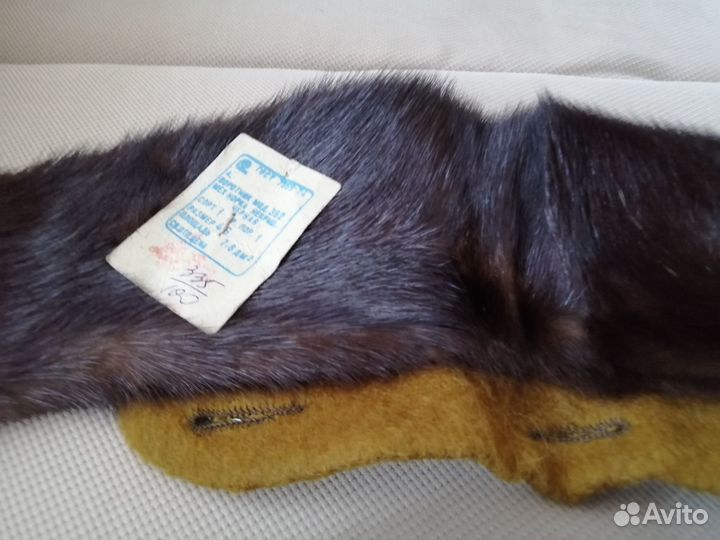 Меховой воротник норка