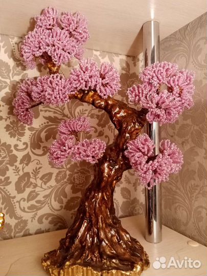 Деревья из бисера