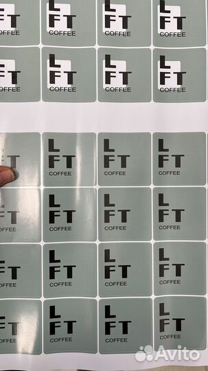 Печать наклеек, стикеров любого размера и формы