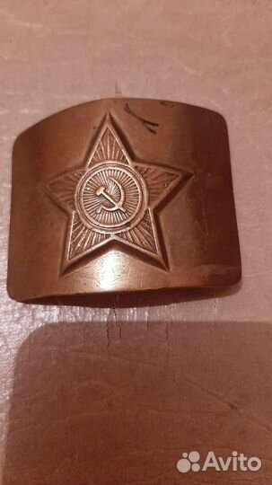 Пряжка для ремня латунь