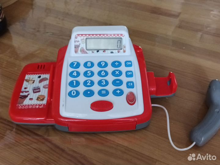 Детская касса со звуком