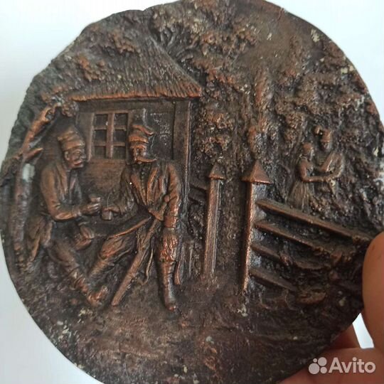 Медные панно Казаки и Олимпиада 80