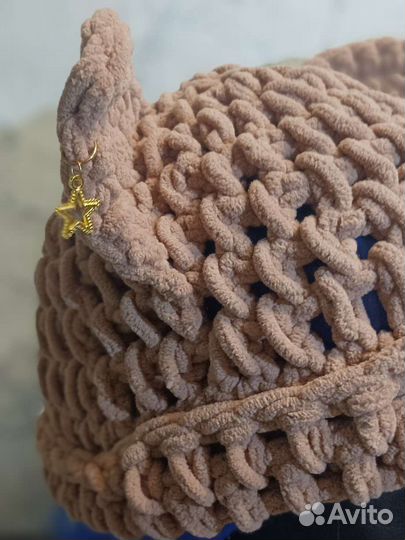 Шапка с ушками