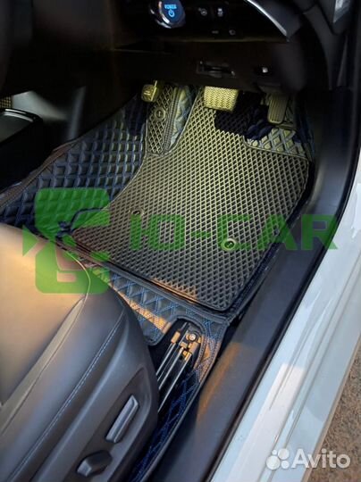 Автоковрики 3D с Бортиками на Toyota Prius 50