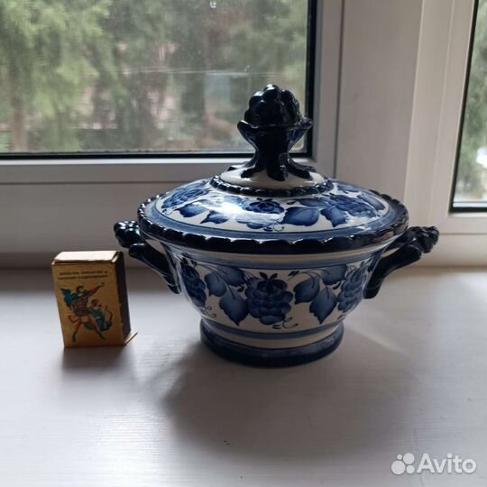 Гжель Сахарница Конфетница Чайник