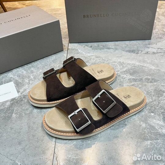 Шлепанцы мужские Brunello Cucinelli