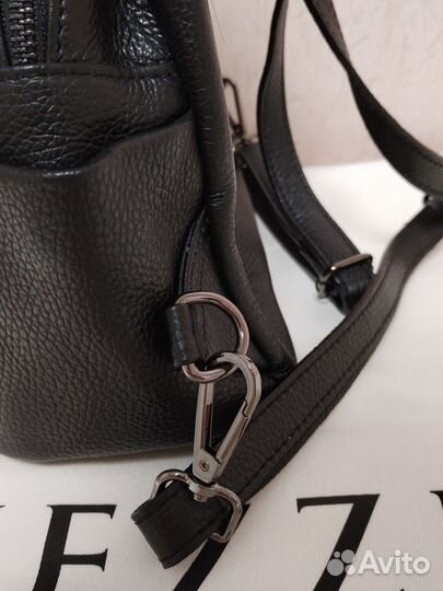 Женская сумка рюкзак из натуральной кожи
