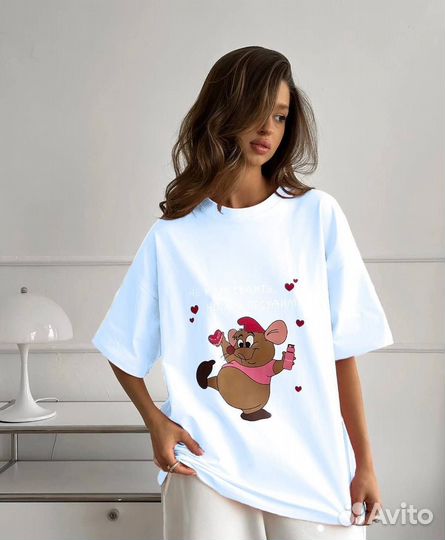 Футболка женская оверсайз