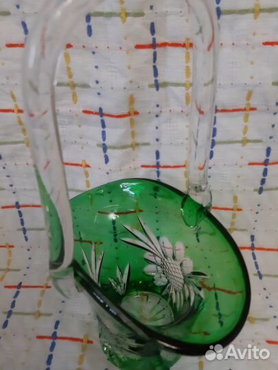 Ваза корзинка Богемия