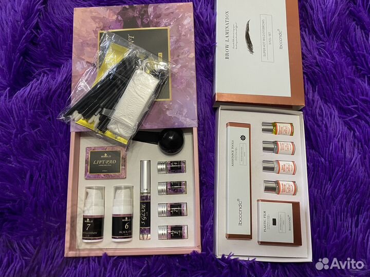 Наборы для ламинирования бровей и ресниц дома