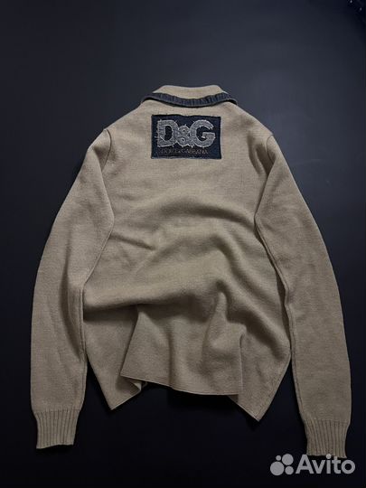 Зип свитер dolce gabbana