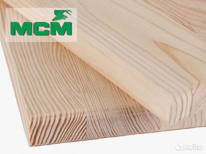 Мебельный щит из натуральной сосны