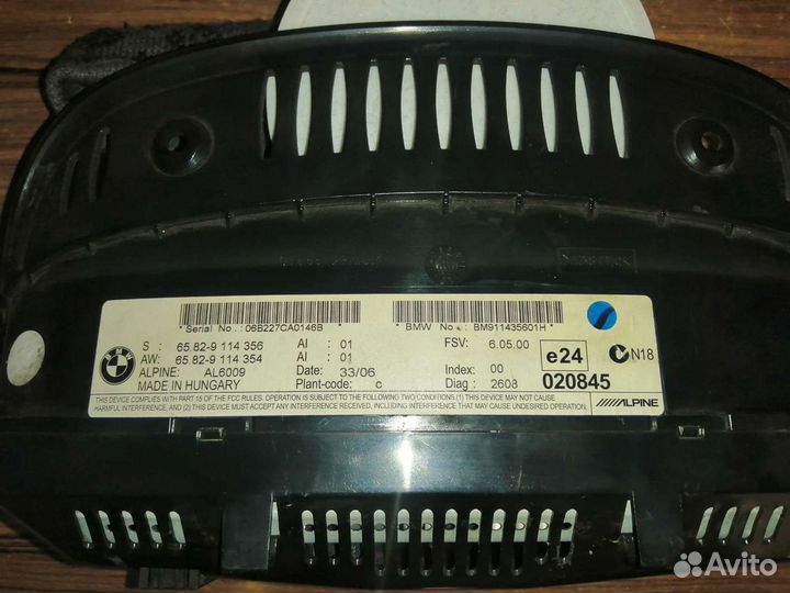 Продам монитор на Бмв Е60 кузов