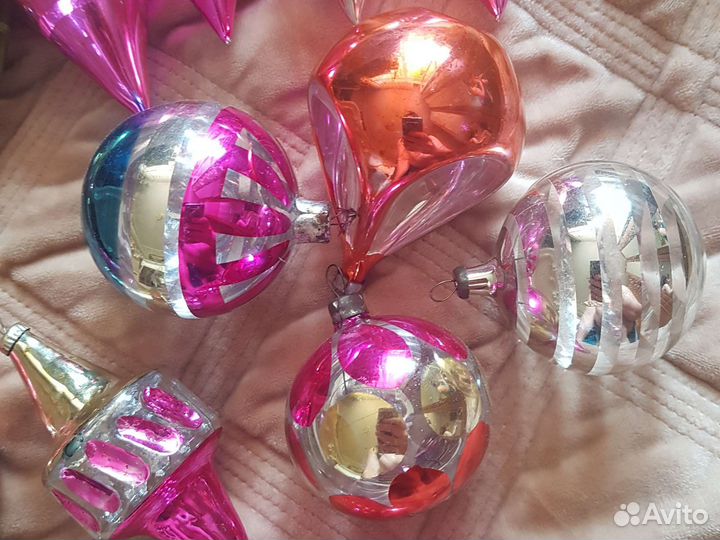 Елочные игрушки СССР глинка