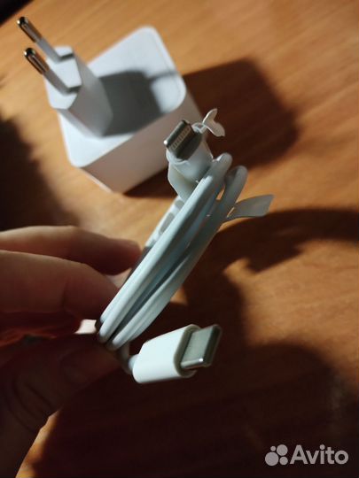 Быстрая зарядка 35 w кабель Type C - Lightning