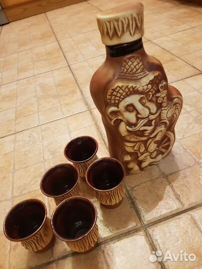 Керамический набор для вина, водки