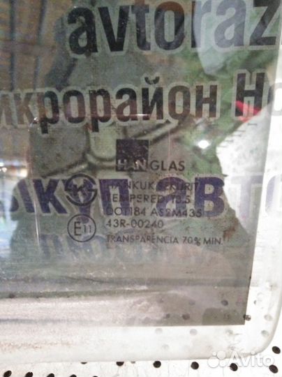 Стекло двери заднее левое Chevrolet Epica