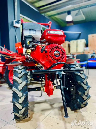 Мотоблок бензиновый Honda GX420(18лс)(3/1) + плуг