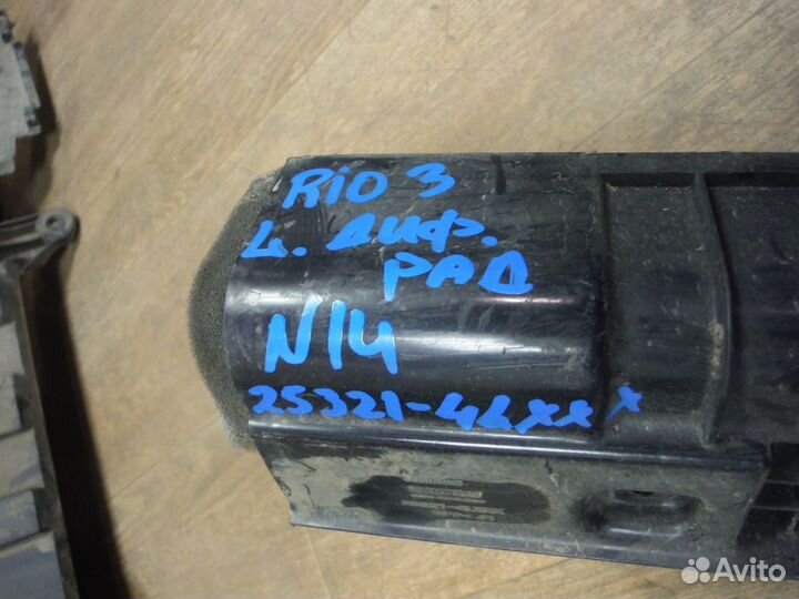 Дефлектор радиатора левый №14 KIA Rio 3 2014