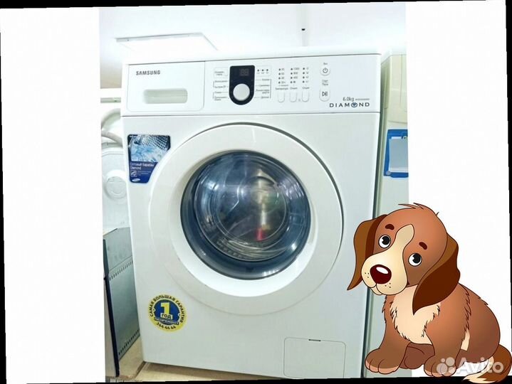Стиральная машина Samsung бу 6кг. Гарантия 1 год