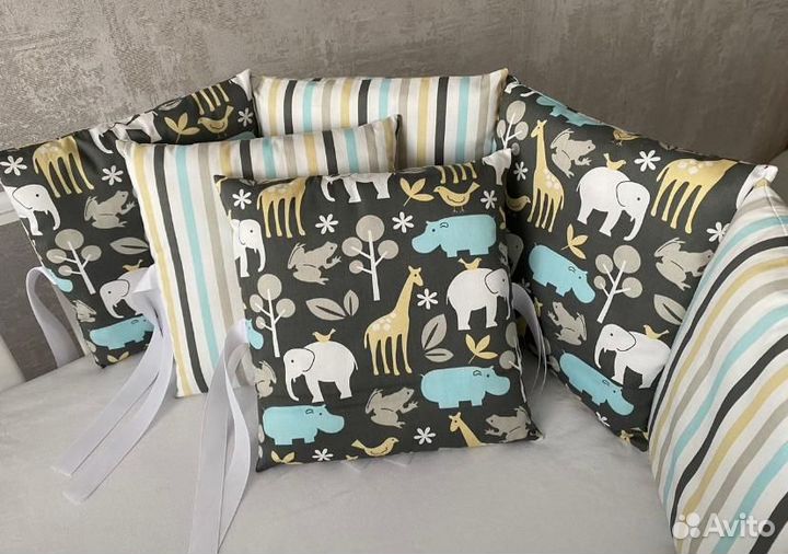 Бортики-подушки новые