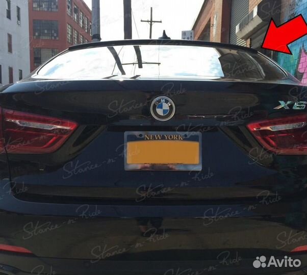 Спойлер на заднее стекло BMW x6 F16