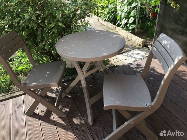 Комплект садовой мебели складной