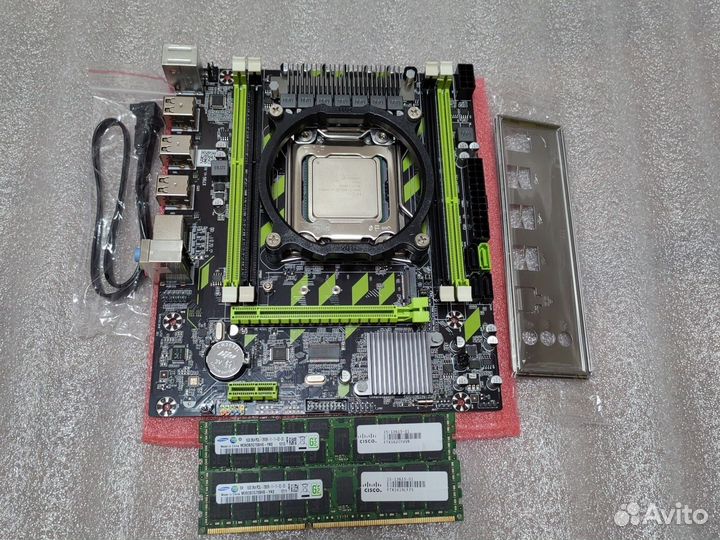 Комплект LGA2011: X79 + Xeon 2670v2 + 32GB