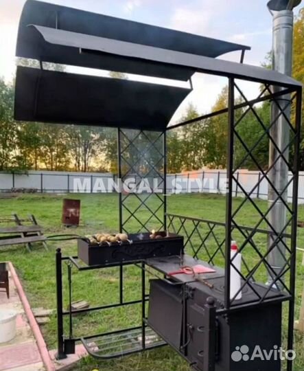 Беседка с мангалом