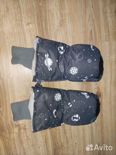 Рукавицы на коляску (манишка)