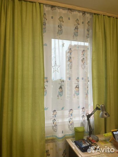 Комплект Шторы и тюль в детскую комнату