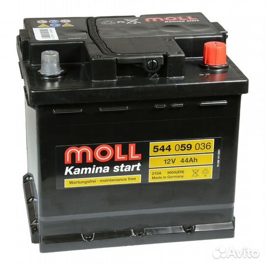 Аккумулятор 6-ст 44 Moll на Honda