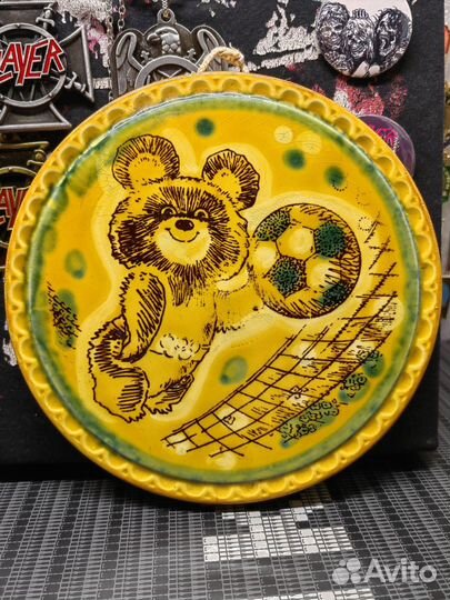 Олимпийский мишка пано футбол