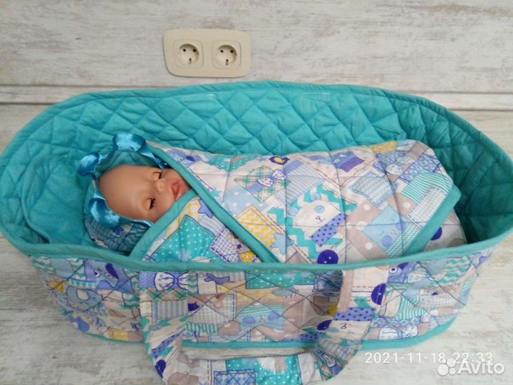 Люлька переноска для кукол