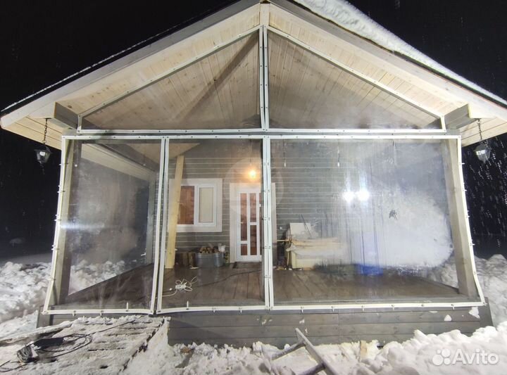 Окна жидкие на террасу