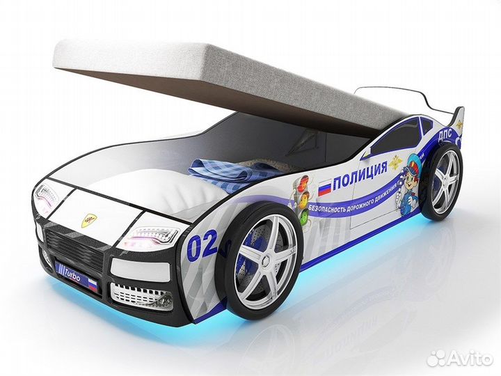 Детская кровать-машина 