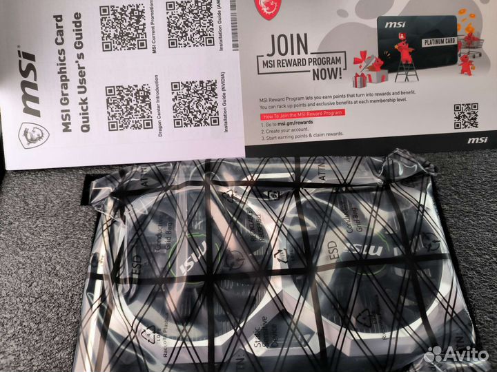 Видеокарта MSI nvidia GTX 1650 4гб новая