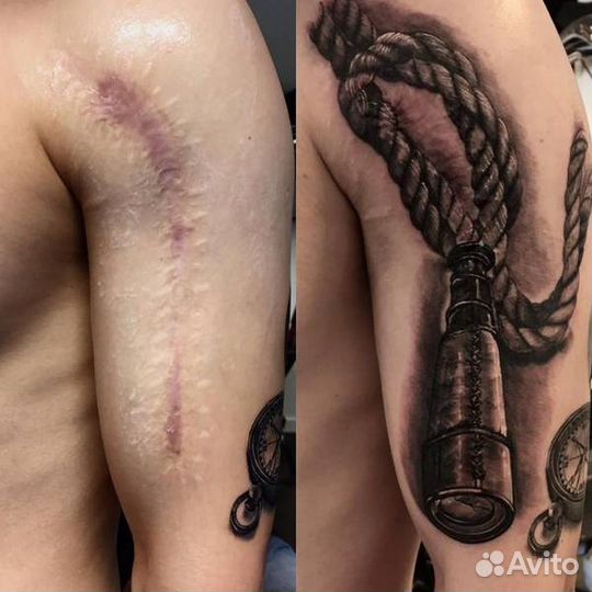 Мастер татуировки, перекрытие шрамов, тату в СПБ