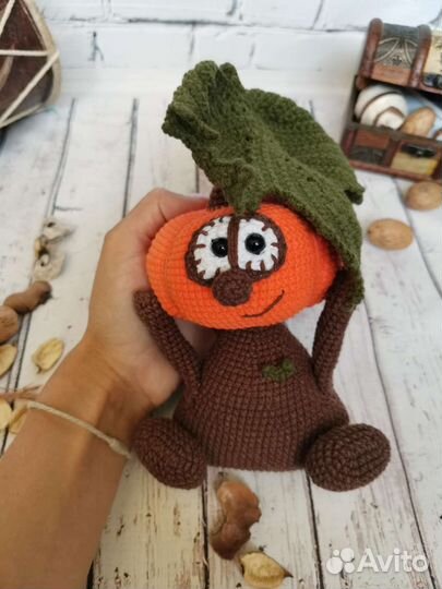 Интерьерная игрушка тыковка