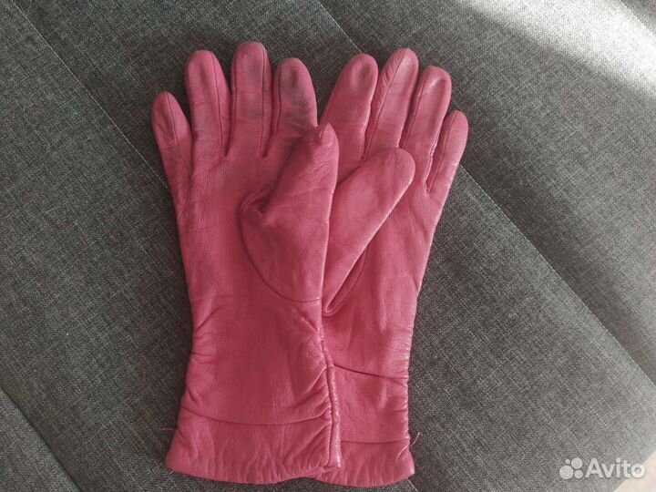 Перчатки женские кожаные 7.5