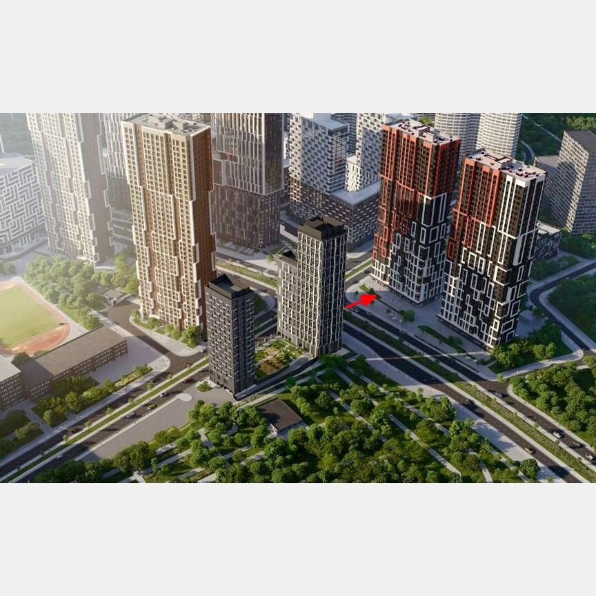 2-к. квартира, 54,3 м², 5/25 эт.