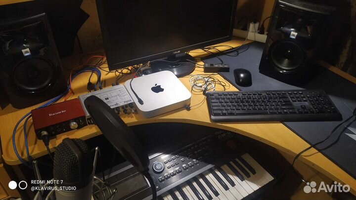 Mac mini core i7,16 RAM/SSD256+HDD1000гб