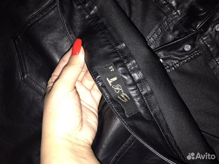 Кожаная юбка