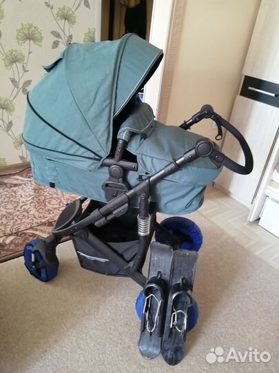 Прогулочная коляска 2 в 1