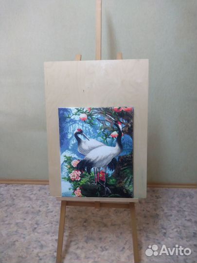 Мольберт для рисования напольный деревянный