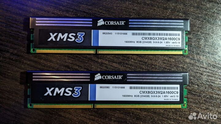Corsair ddr3 8Gb оперативная память