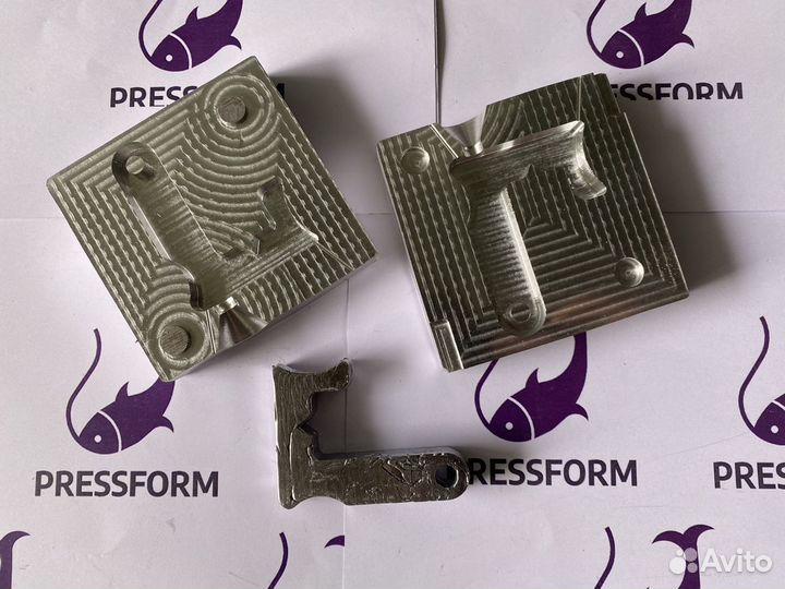 Форма чпу для литья грузил под охоту (для чучел)