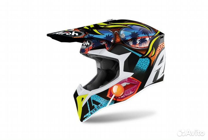 Шлем кроссовый airoh Wraap Lollipop